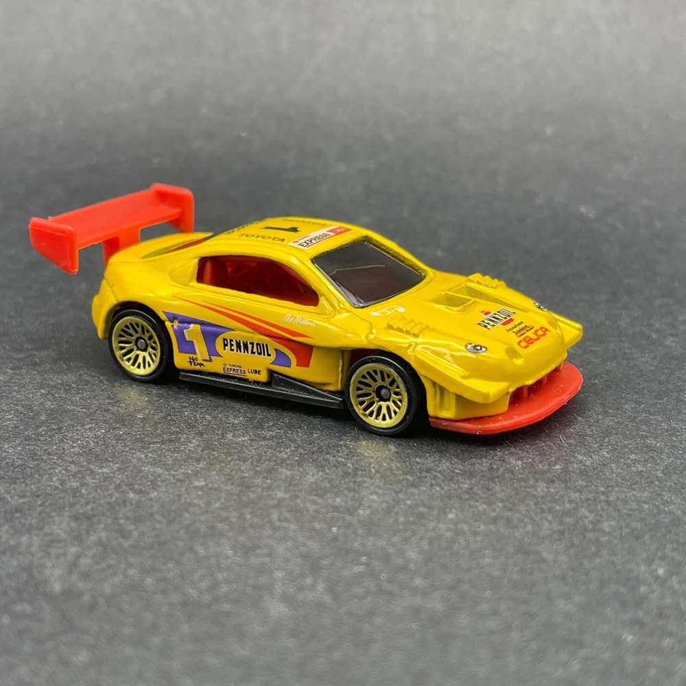 Hot Wheels Pennzoil #1 Toyota Pikes Peak Celica Race Car Yellow Diecast‎ 1/64